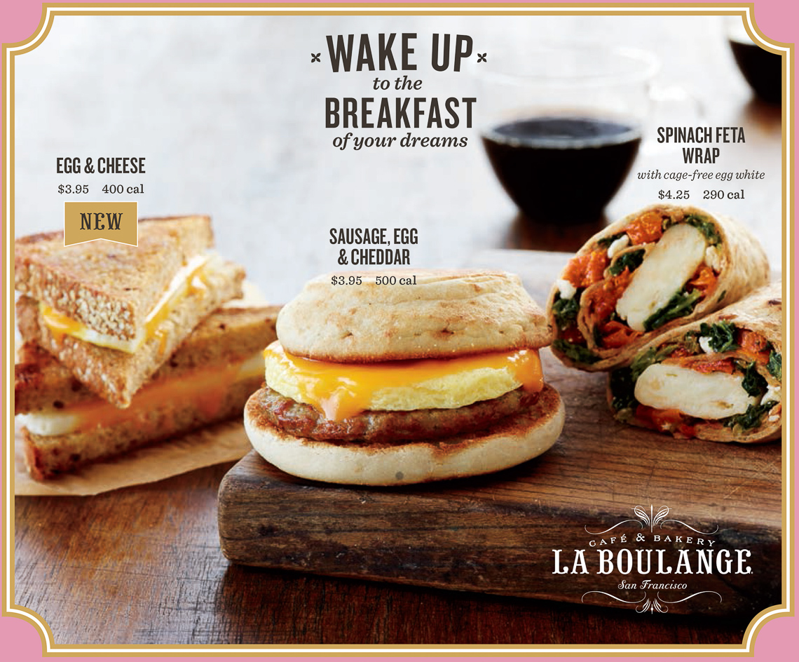 Starbucks La Boulange:Breakfast sandwiches 2
