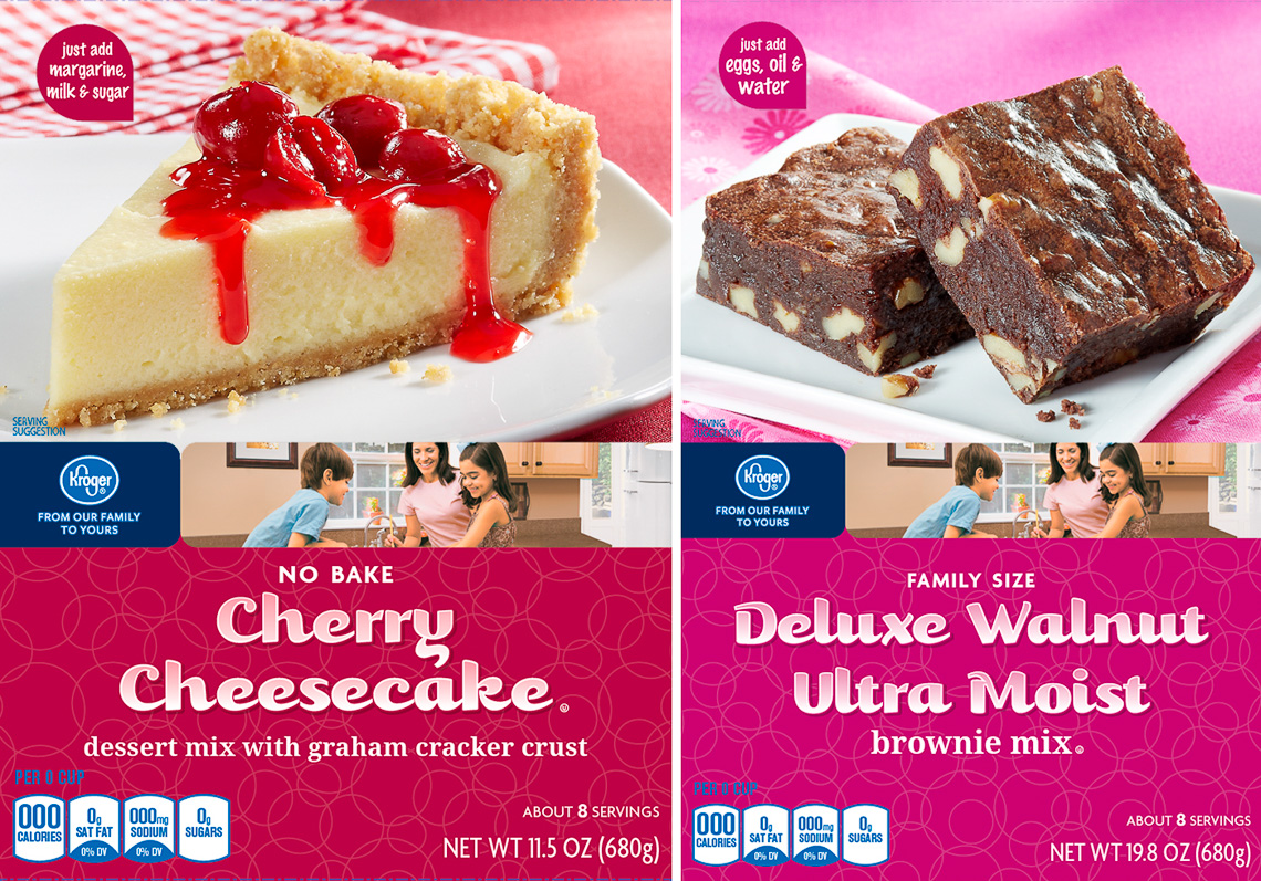 Kroger:Cheesecake + Brownies